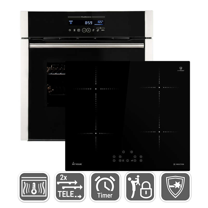 Oven and Induction Hob SET80161IND2