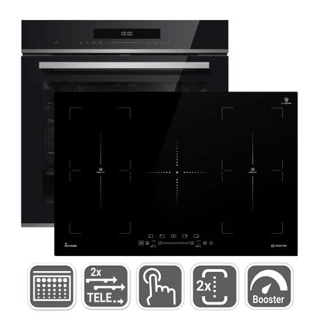 Oven and Induction Hob SET80193FZ